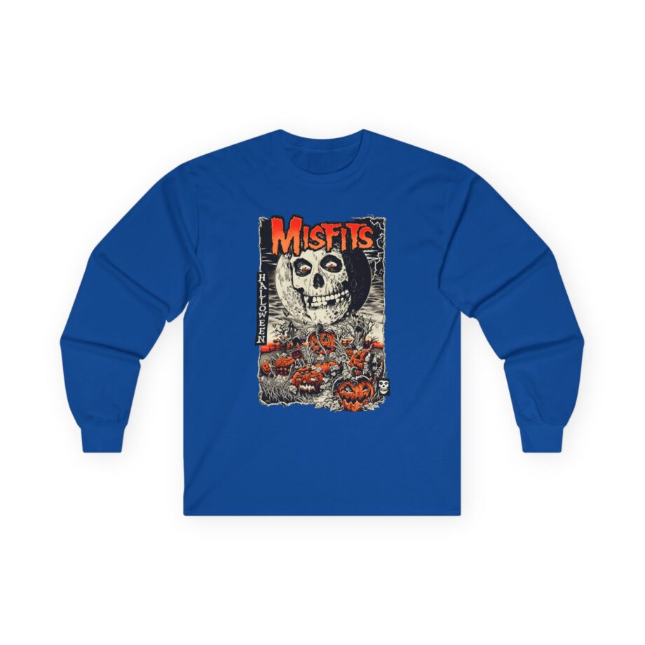 Misfits Fiendish Halloween by Mike Sutfin Unisex Ultra Cotton Long Sleeve Tee