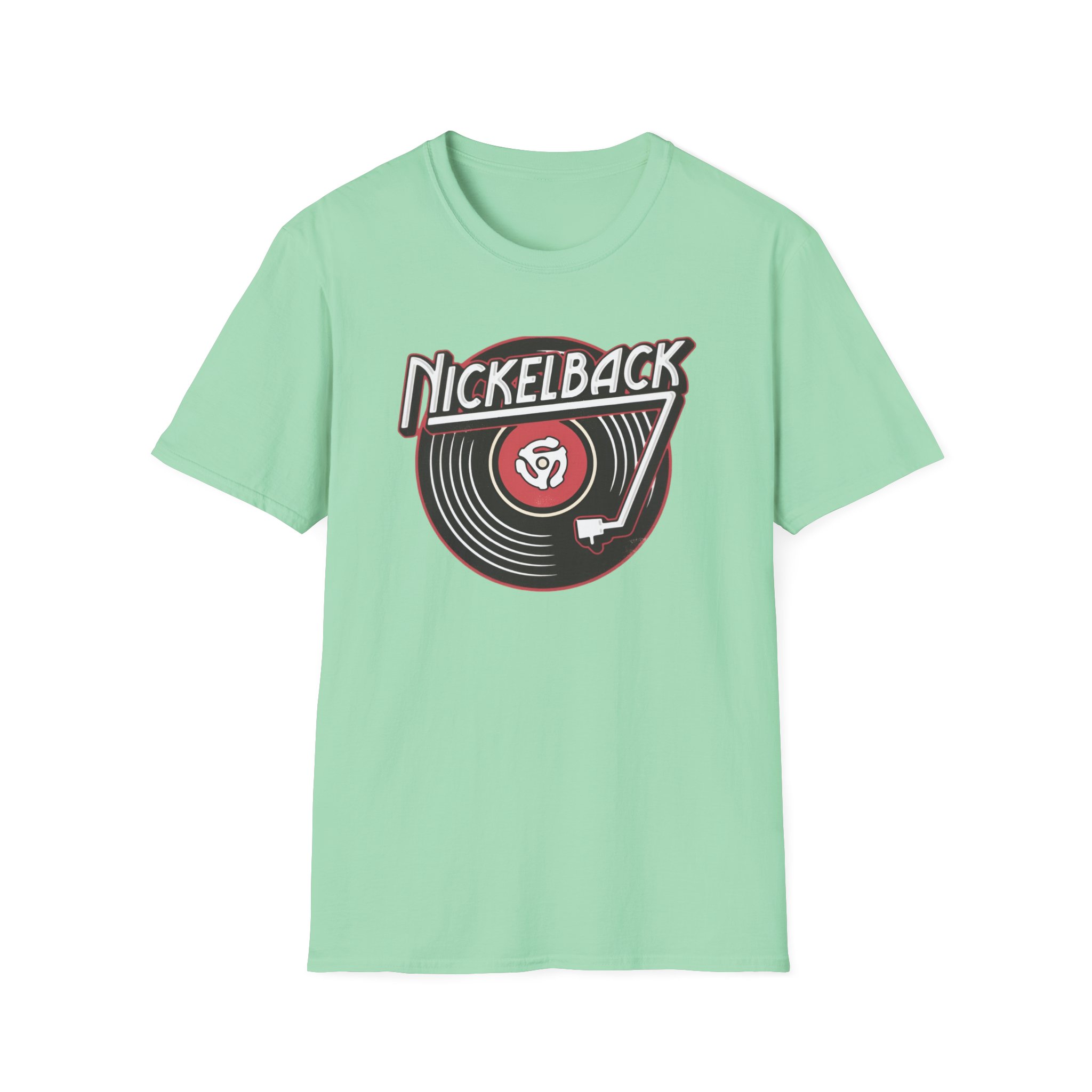 Nickelback Record Natural Ringer Unisex Softstyle T-Shirt