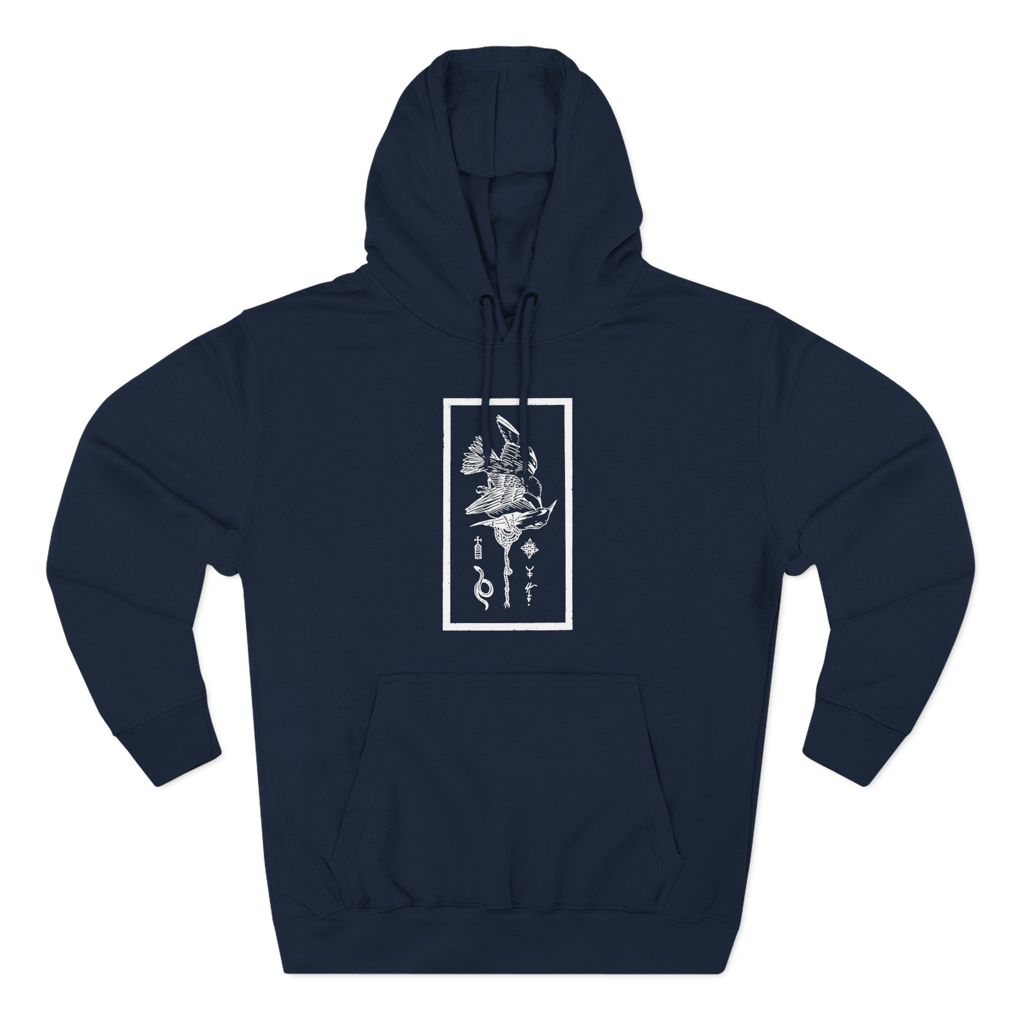 Oathbreaker Bird Three-Panel Fleece Hoodie