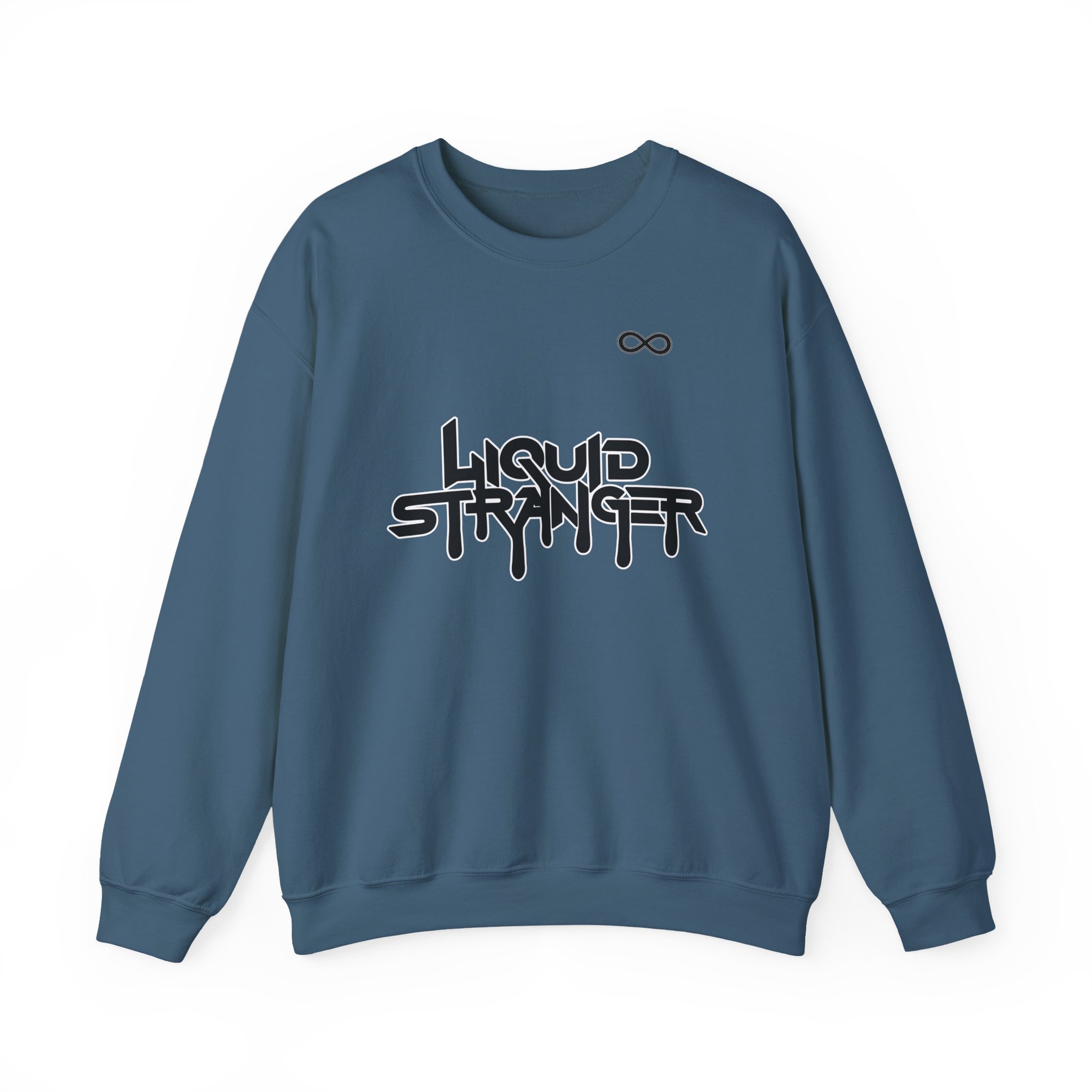 Liquid Stranger Geometric Unisex Heavy Blendâ„¢ Crewneck Sweatshirt