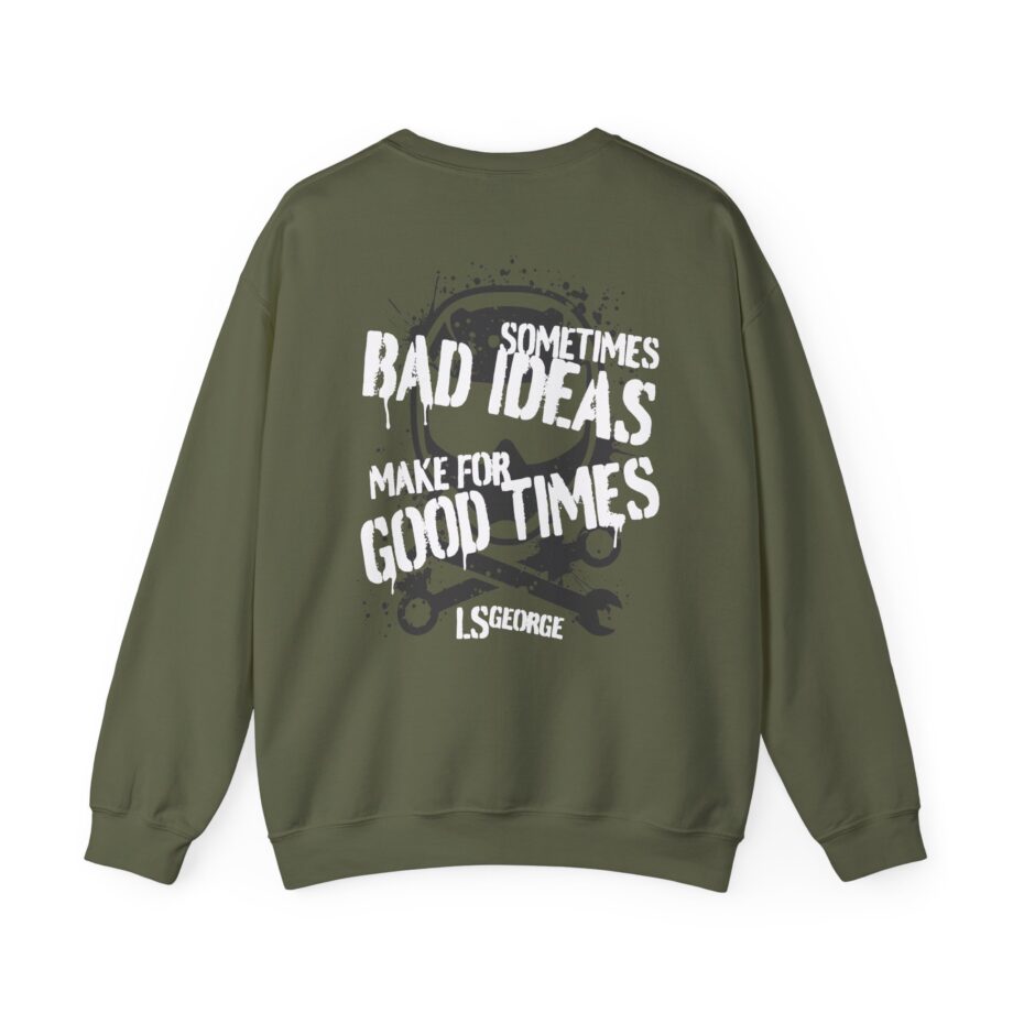 Cleetus Mcfarland Ls George's Bad Ideas Unisex Heavy Blend™ Crewneck Sweatshirt