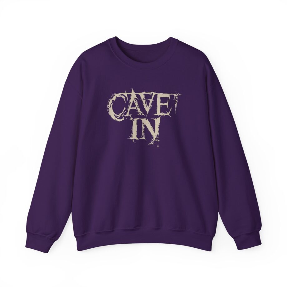 Cave in Logo & Satellite Unisex Heavy Blend™ Crewneck Sweatshirt