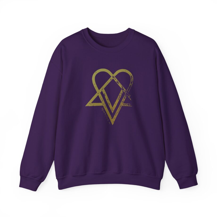 Him in Trenodia Unisex Heavy Blend™ Crewneck Sweatshirt
