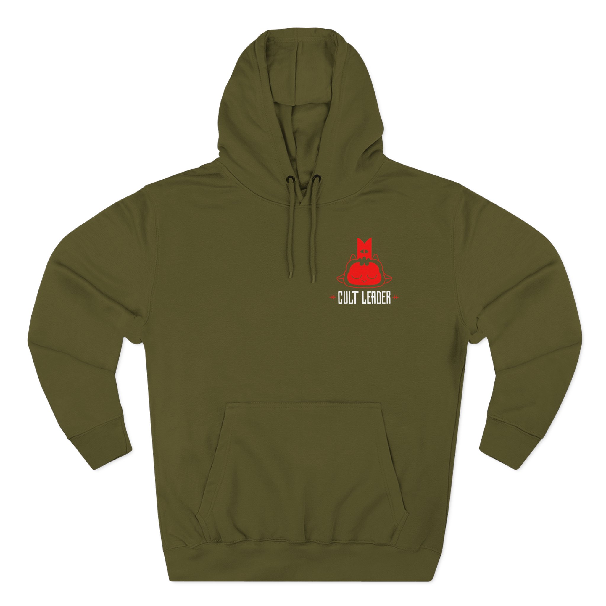 Cult of the Lamb Cult Leader Three-Panel Fleece Hoodie
