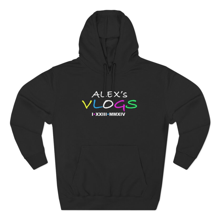 Alex Warren VLOGS Three-Panel Fleece Hoodie