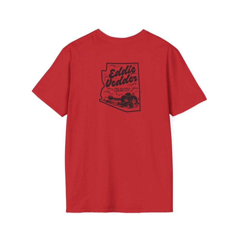 Eddie Vedder AZ Map Unisex Softstyle T-Shirt