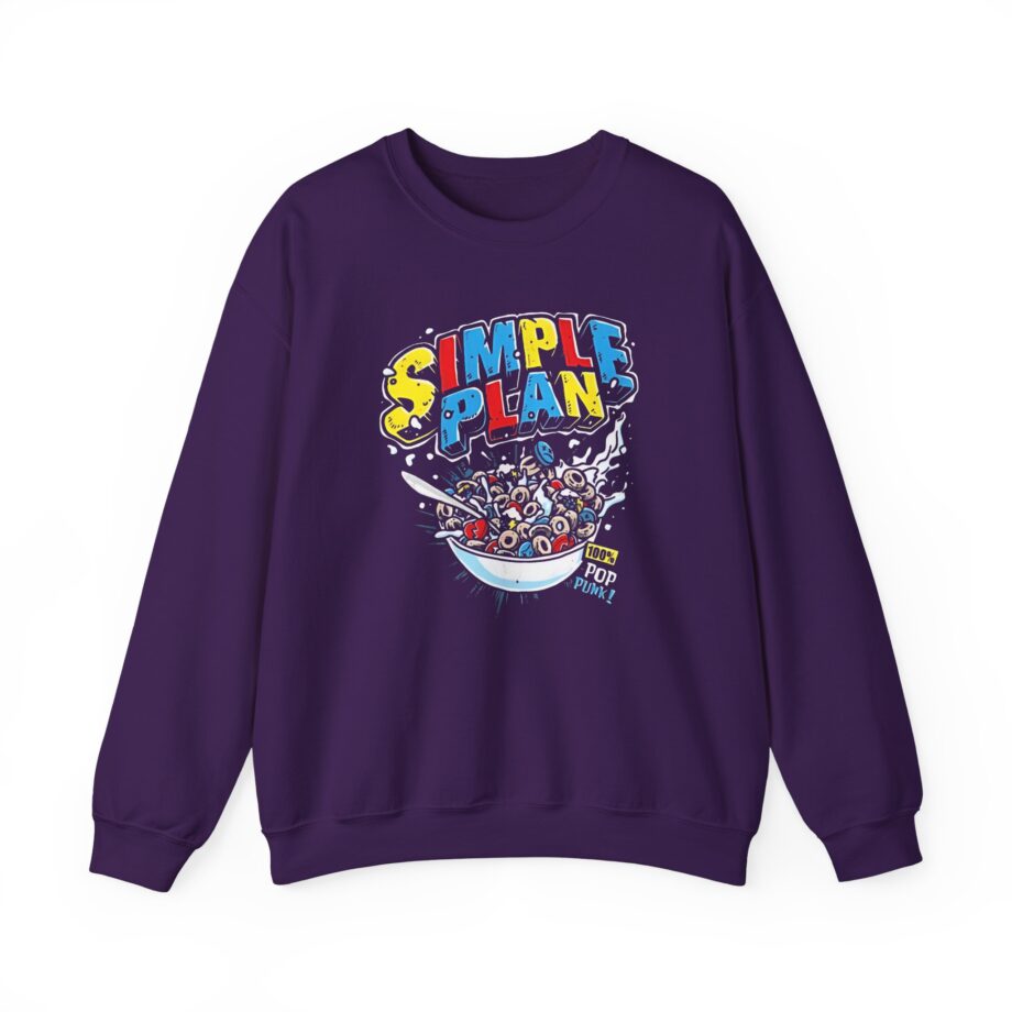 Simple Plan Cereal Unisex Heavy Blend™ Crewneck Sweatshirt