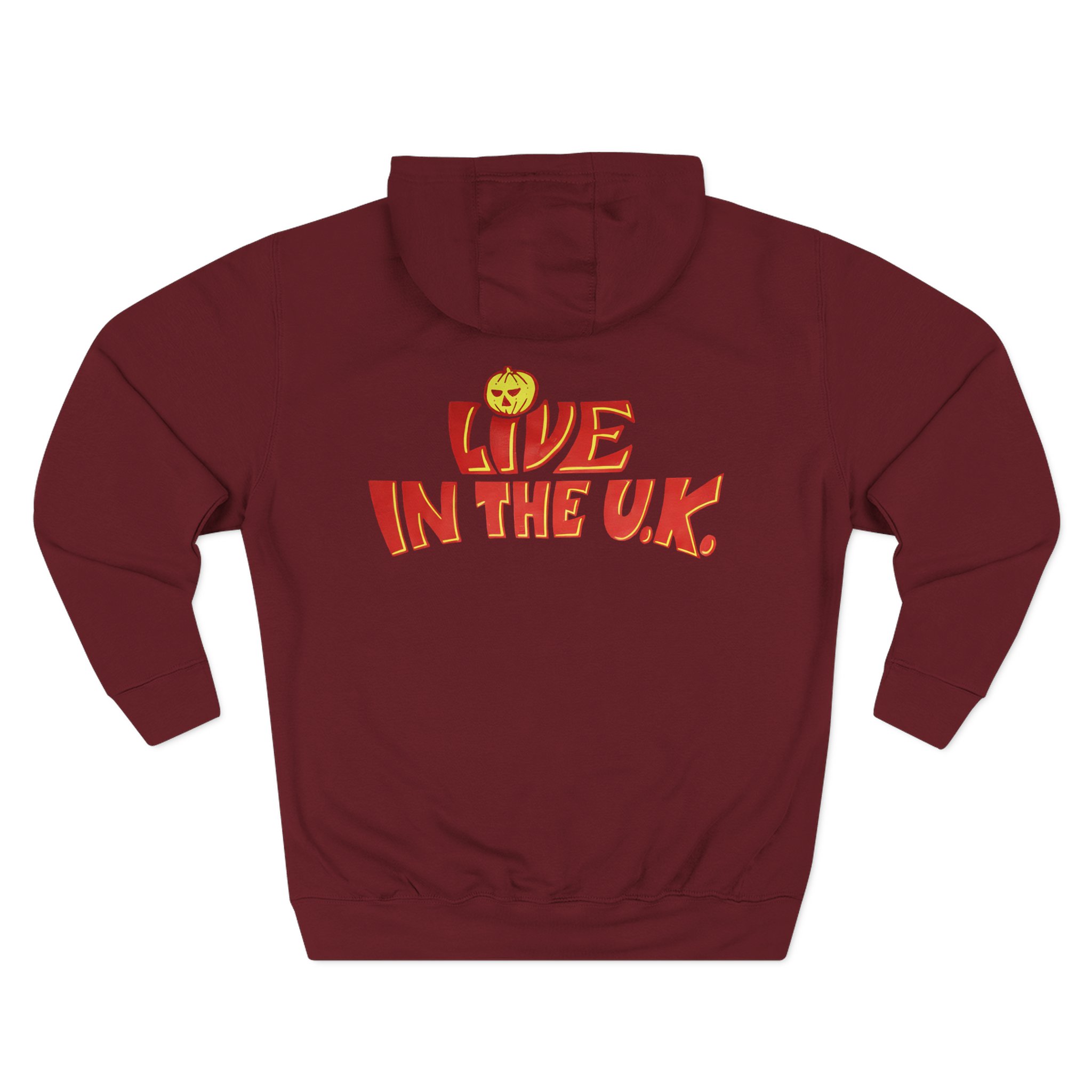 Helloween Live in the U.k. Three-Panel Fleece Hoodie