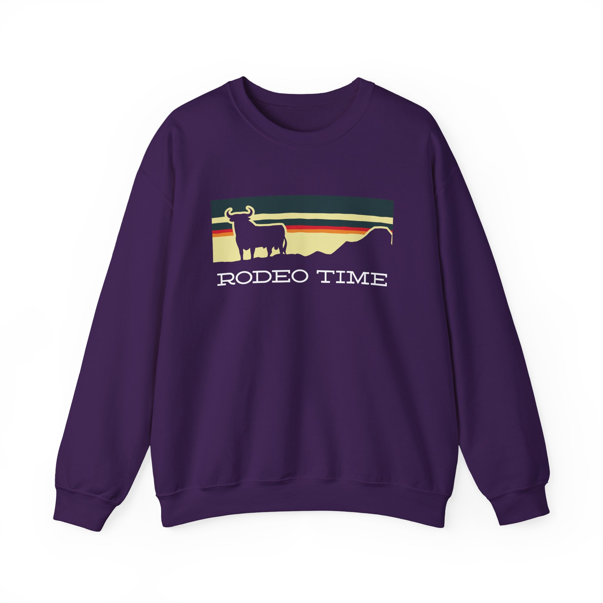 Dale Brisby Sunset Rodeo Time Unisex Heavy Blendâ„¢ Crewneck Sweatshirt
