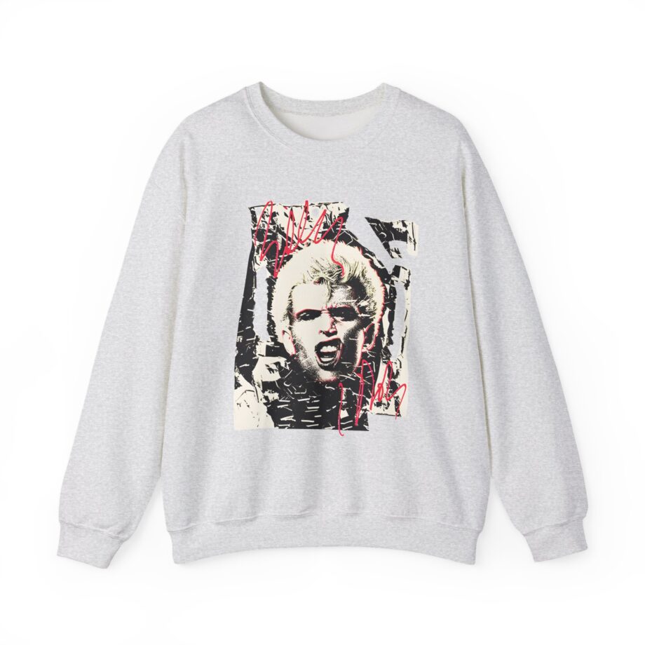 Billy Idol Shattered Photo Unisex Heavy Blend™ Crewneck Sweatshirt