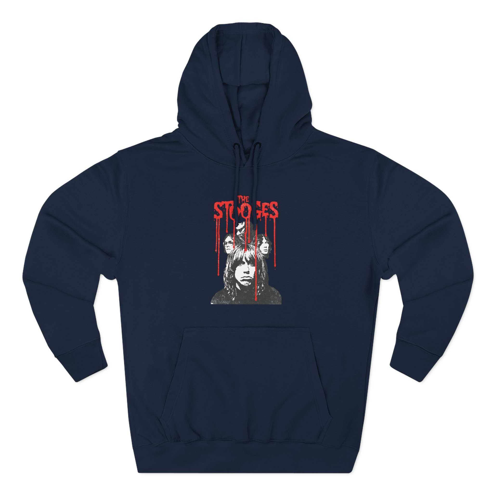 The Stooges Group Shot Three-Panel Fleece Hoodie