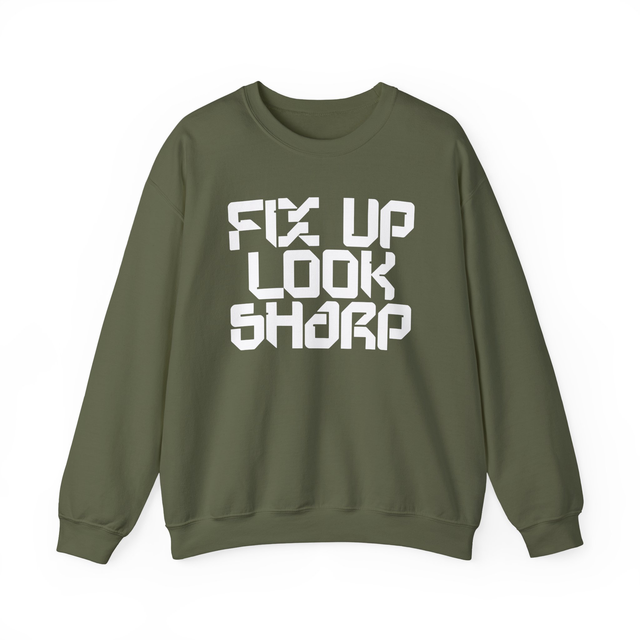 Dizzee Rascal Fix Up Look Sharp Unisex Heavy Blendâ„¢ Crewneck Sweatshirt