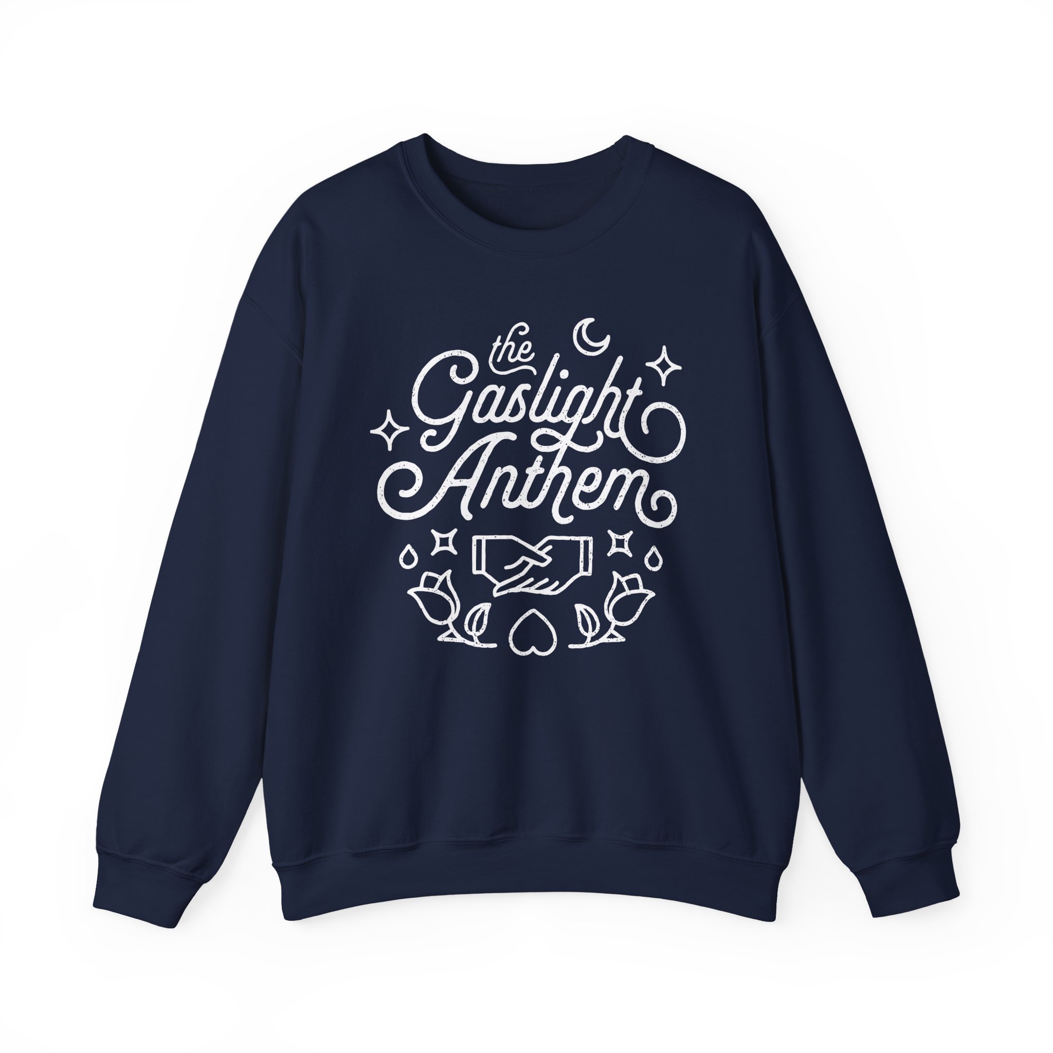 Gaslight Anthem Handshake Unisex Heavy Blendâ„¢ Crewneck Sweatshirt