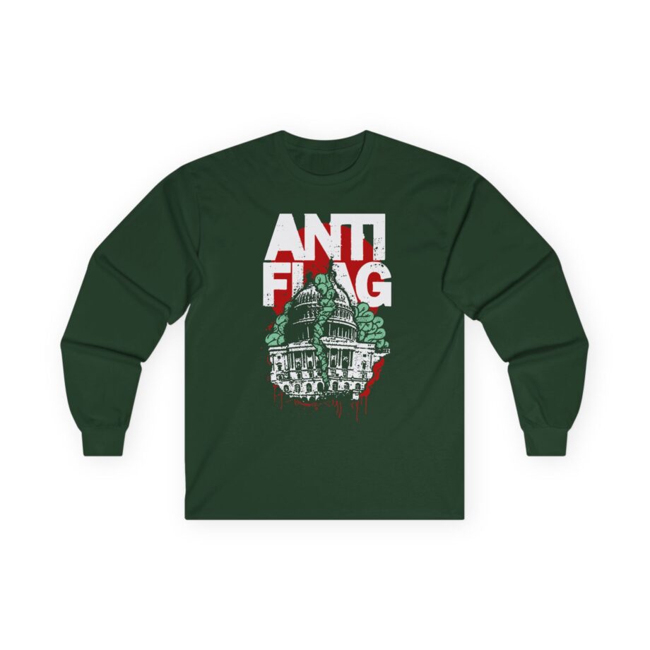 Anti Flag Washington Dc Unisex Ultra Cotton Long Sleeve Tee