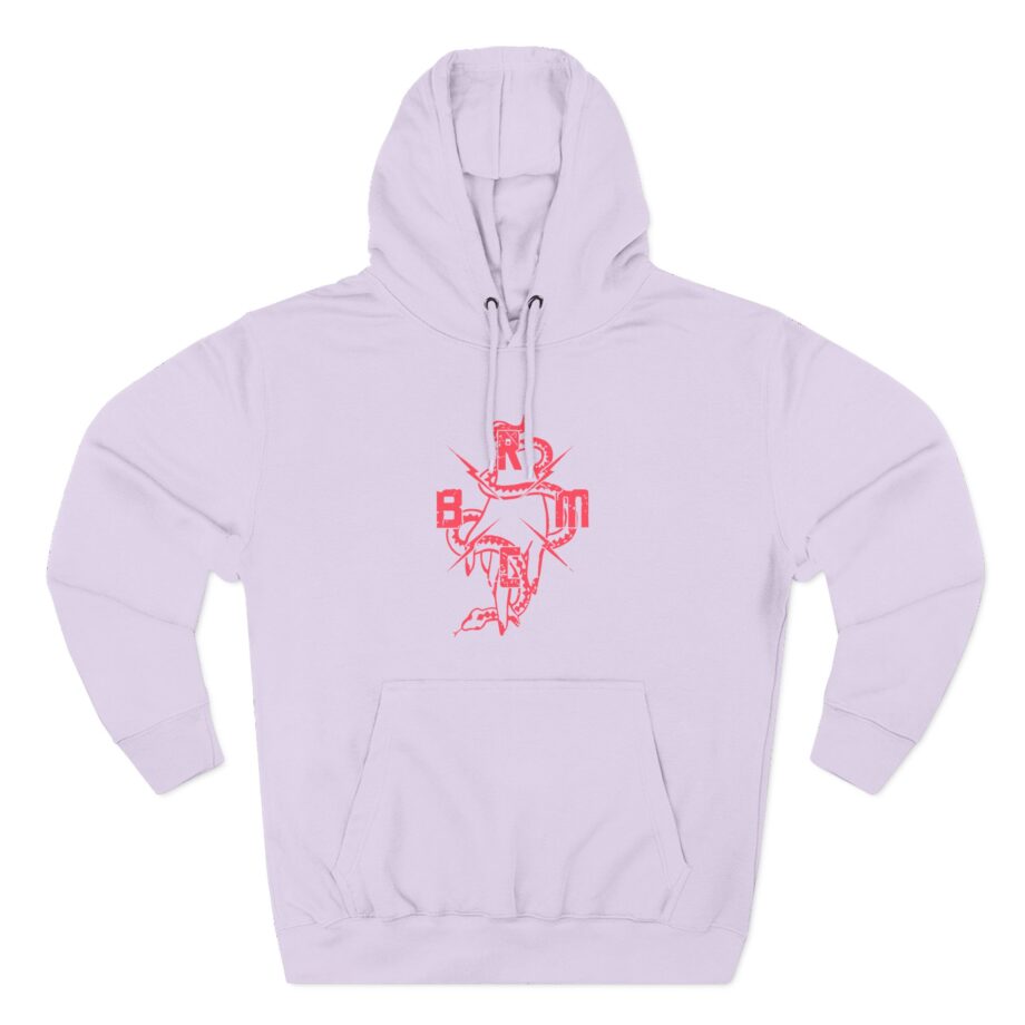 B.R.M.C. SNAKE HAND Three-Panel Fleece Hoodie