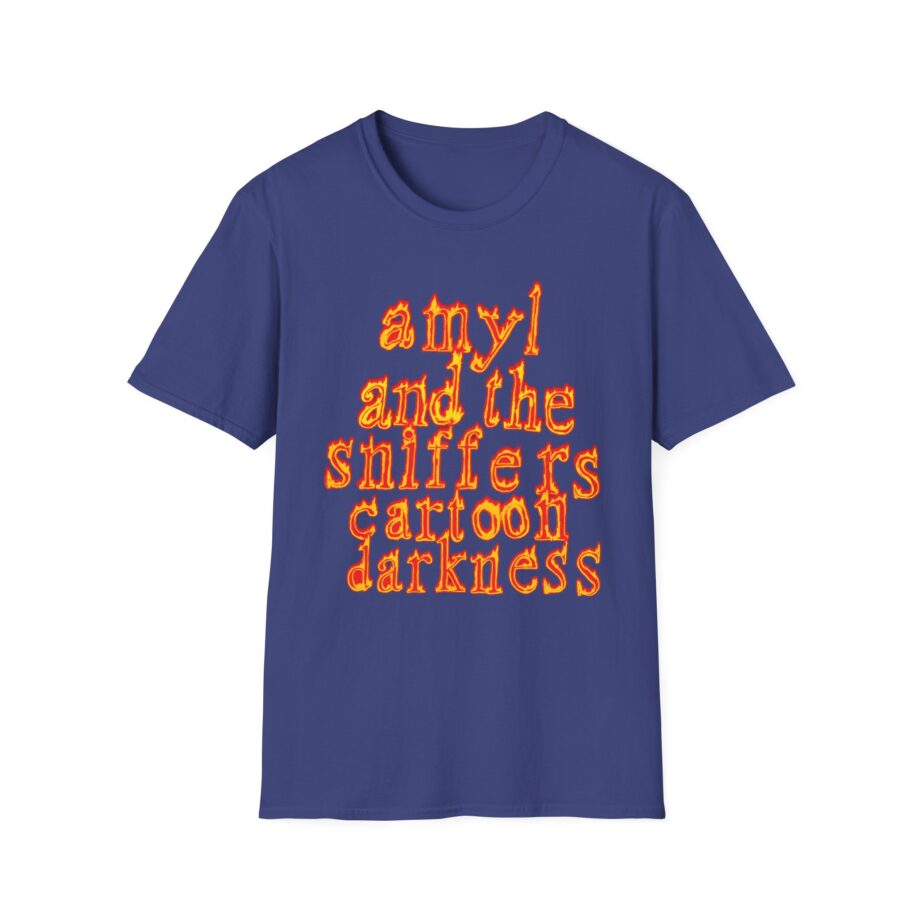 Amyl and the Sniffers Cartoon Darkness Unisex Softstyle T-Shirt