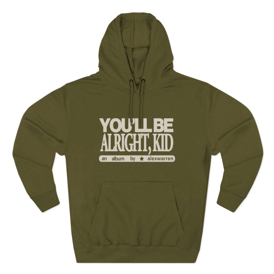 Alex Warren You’ll Be Alright Kid Three-Panel Fleece Hoodie