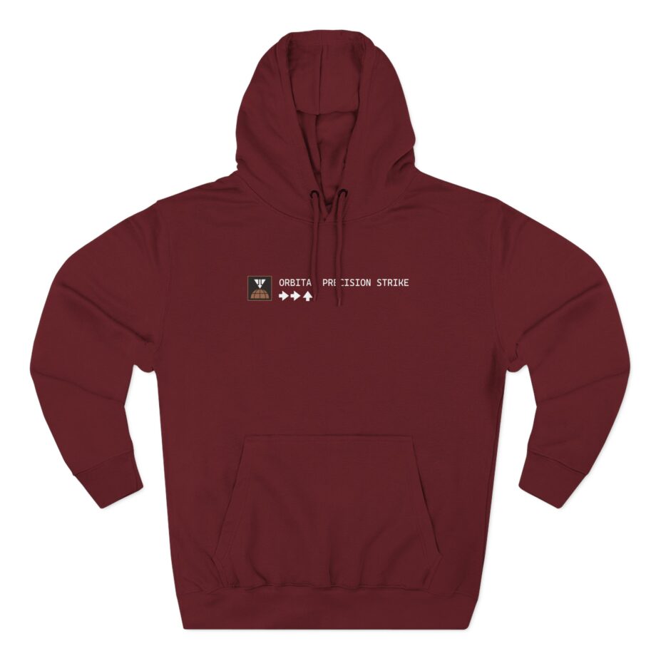 Helldivers Orbital Precision Strike Three-Panel Fleece Hoodie