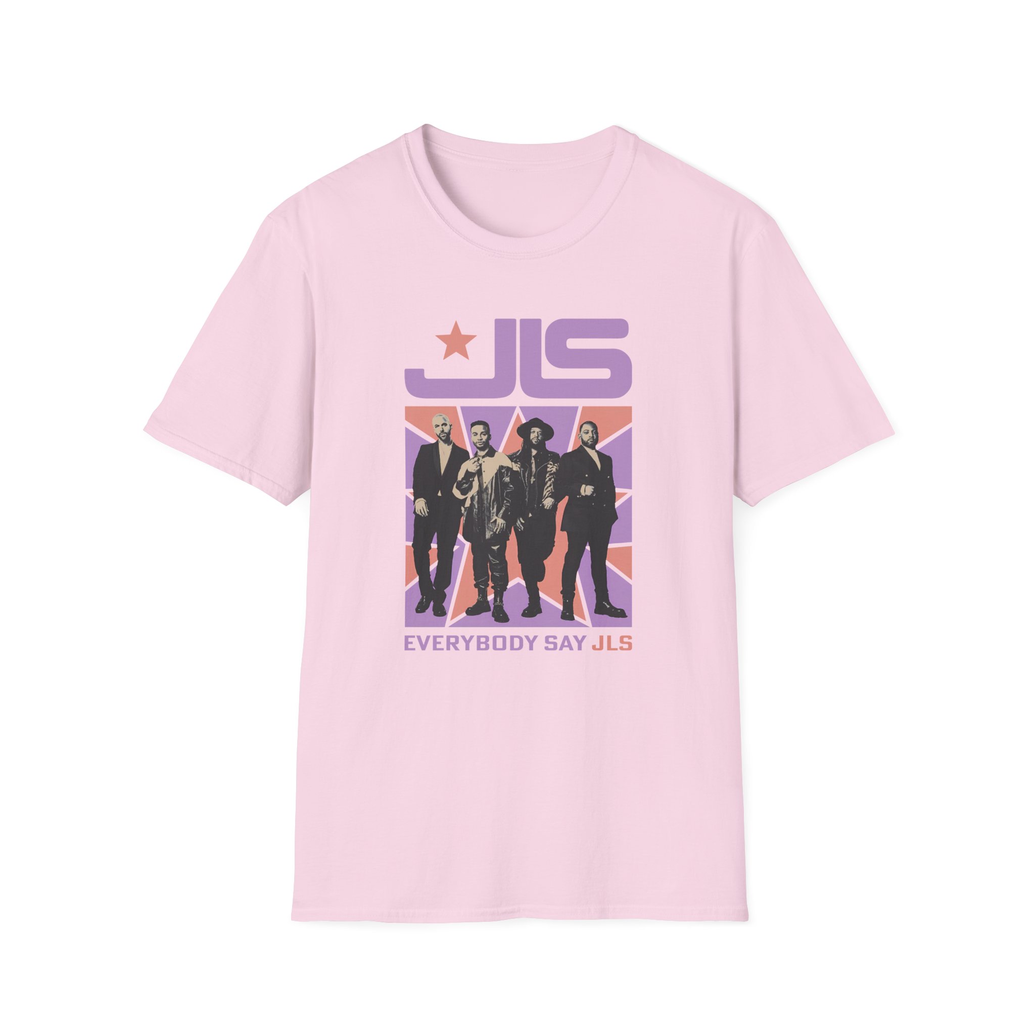 JLS, Everybody Say JLS Photo Star Unisex Softstyle T-Shirt