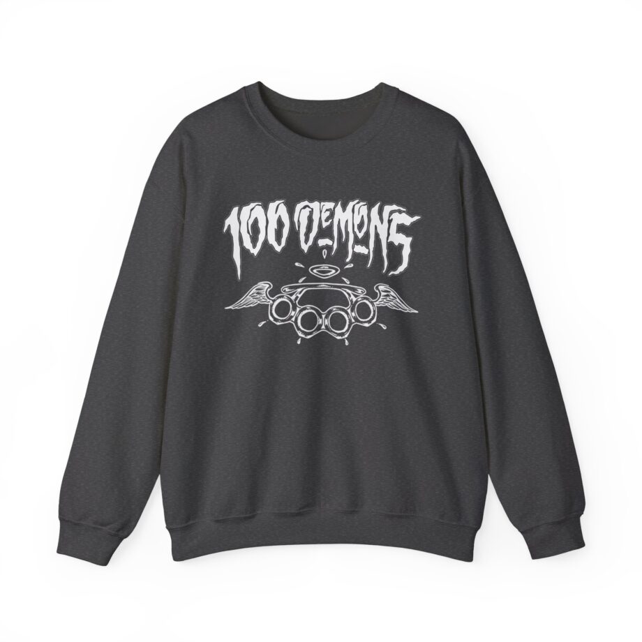 100 Demons Spade Sickle Unisex Heavy Blend™ Crewneck Sweatshirt
