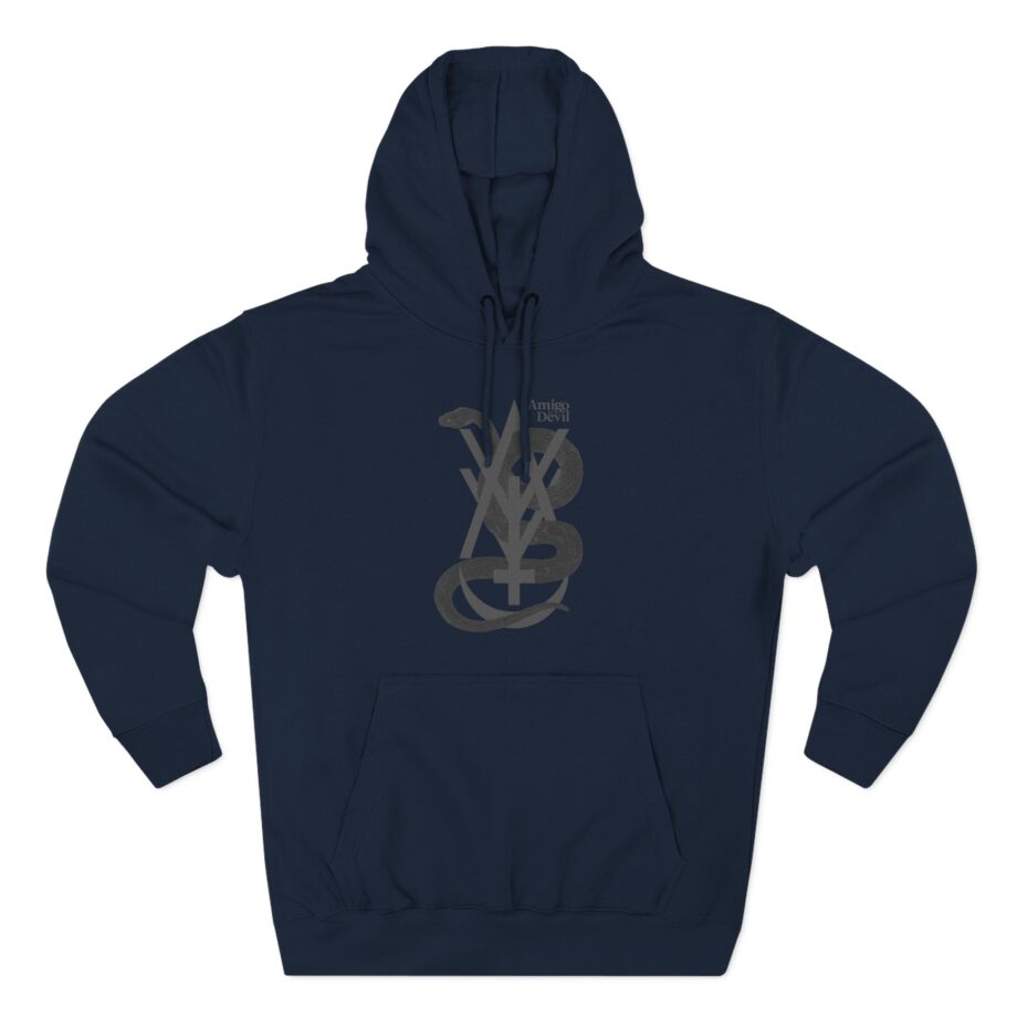 Amigo the Devil Snake Three-Panel Fleece Hoodie