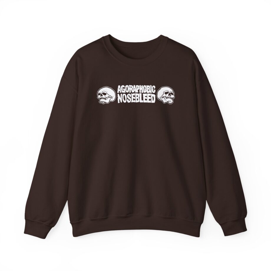 Agoraphobic Nosebleed Skulls Unisex Heavy Blend™ Crewneck Sweatshirt