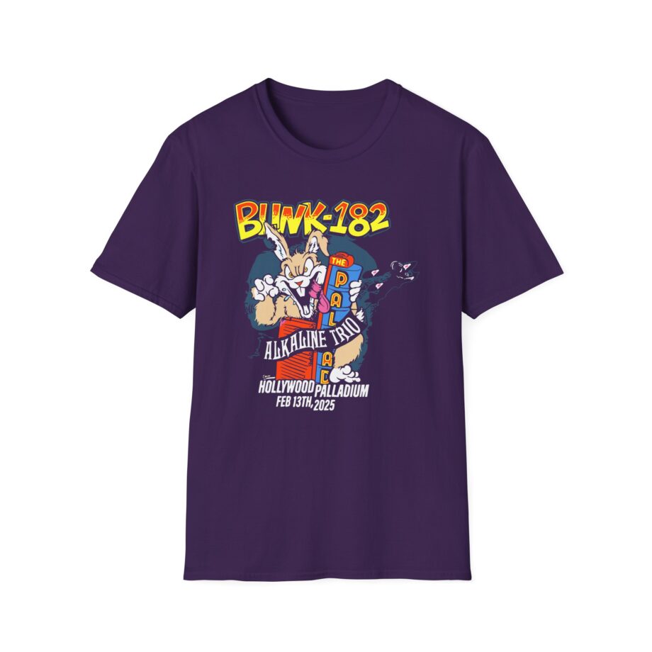 Blink 182 La Fire Aid Unisex Softstyle T-Shirt