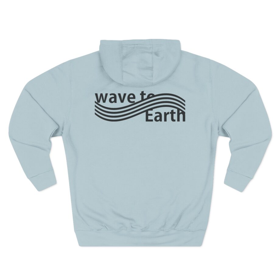 Wave to Earth Three-Panel Fleece Hoodie
