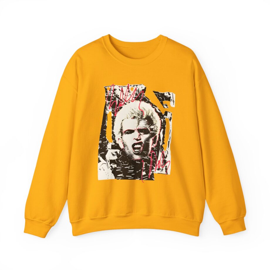 Billy Idol Shattered Photo Unisex Heavy Blend™ Crewneck Sweatshirt