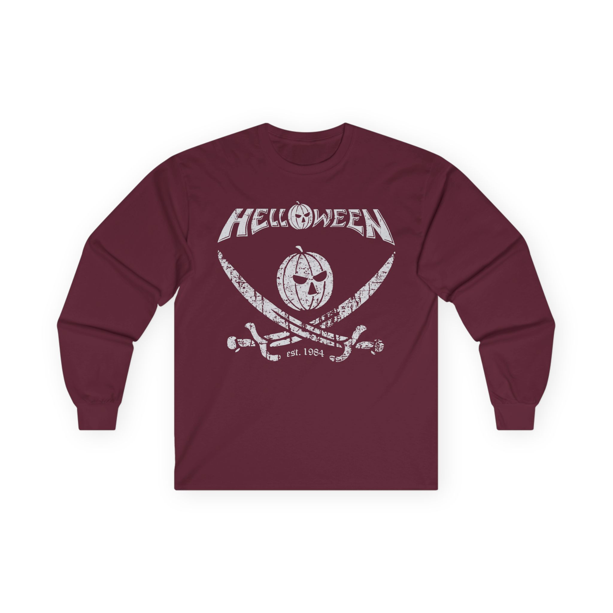 Helloween Pirate Pumpkin Unisex Ultra Cotton Long Sleeve Tee