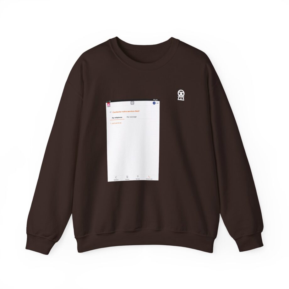 Qalf Tour Noir Unisex Heavy Blend™ Crewneck Sweatshirt