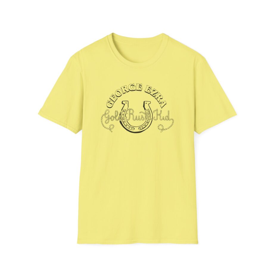 George Ezra Gold Rush Kid Horse Shoe Unisex Softstyle T-Shirt
