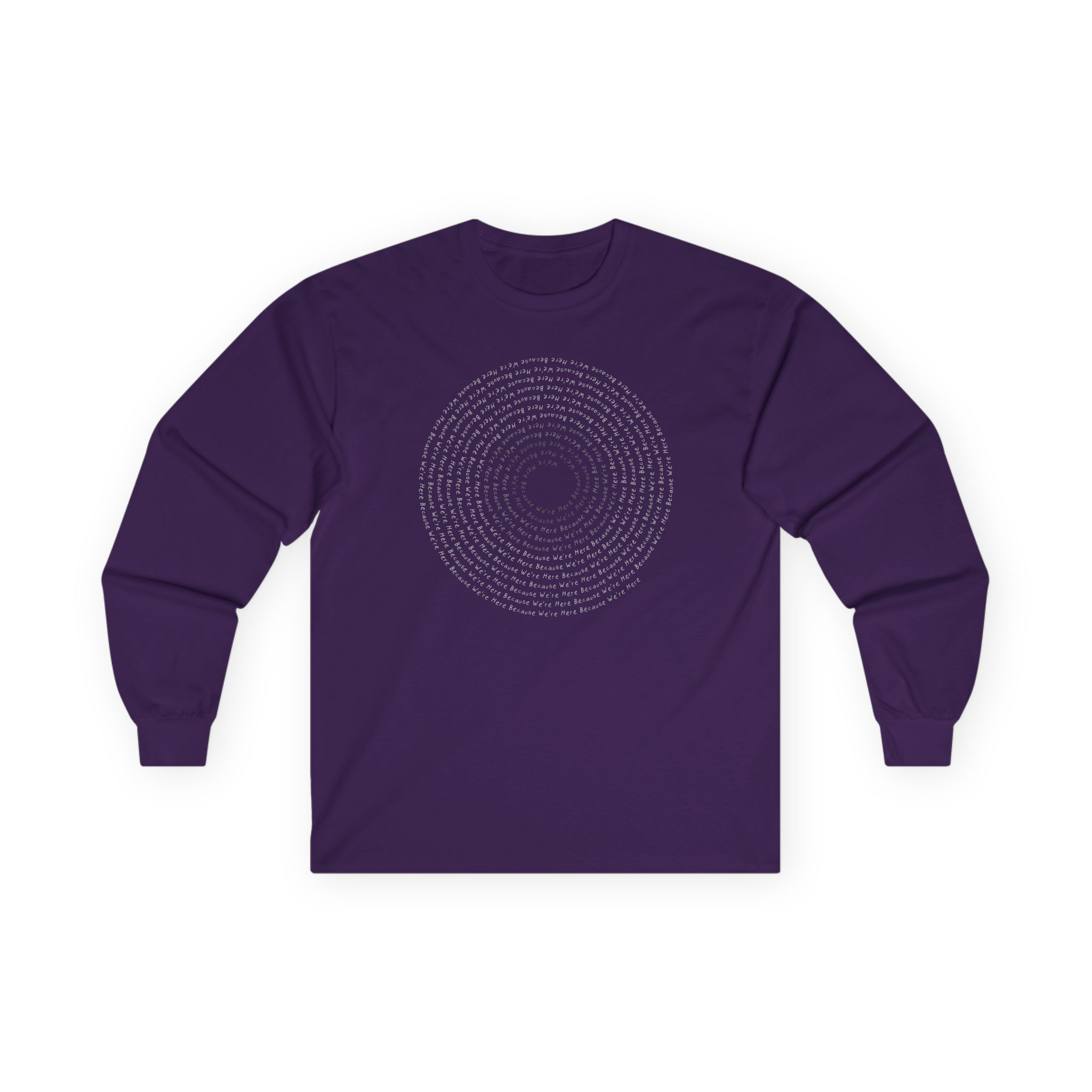 Drawfee We're Here Spiral Unisex Ultra Cotton Long Sleeve Tee