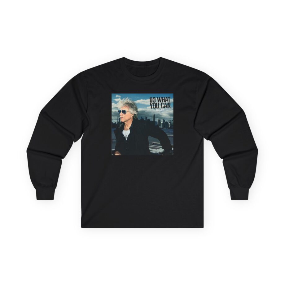 Bon Jovi Do What You Can Portrait Unisex Ultra Cotton Long Sleeve Tee