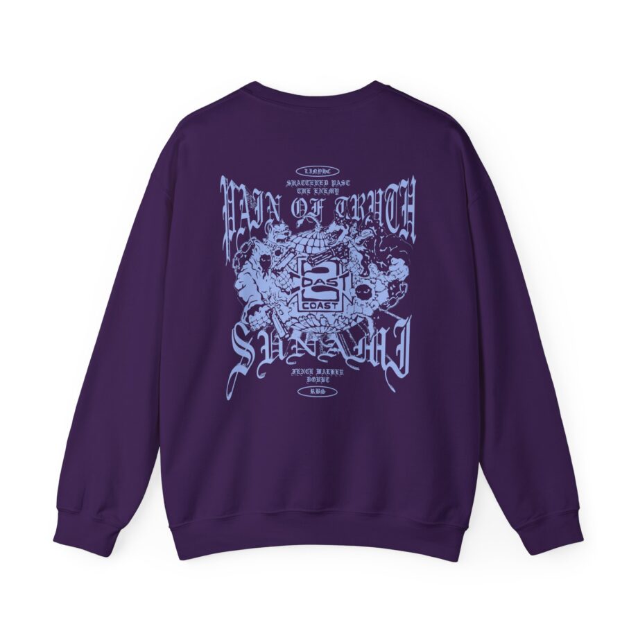 Pain of Truth Split Unisex Heavy Blend™ Crewneck Sweatshirt