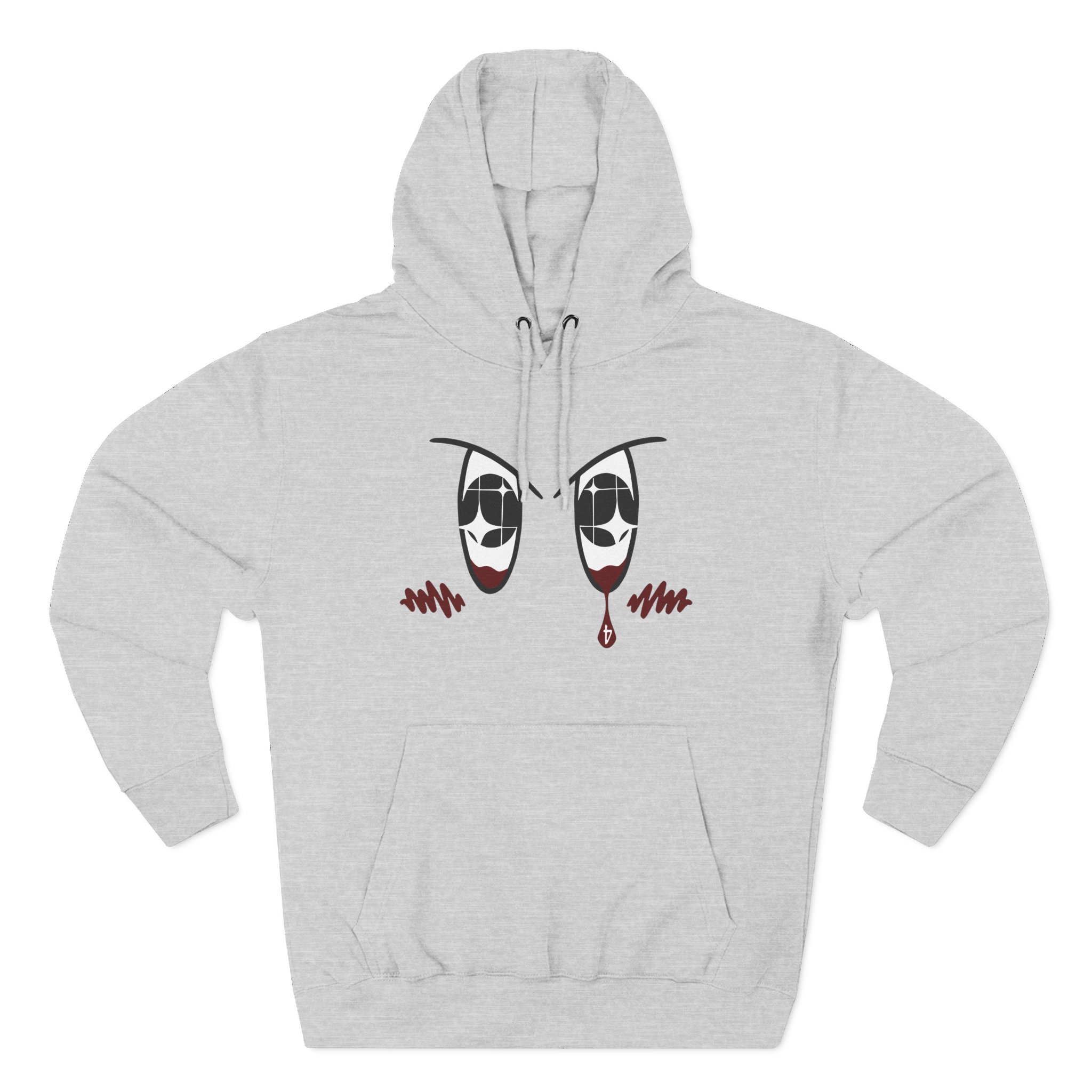 D4vd Anime Three-Panel Fleece Hoodie