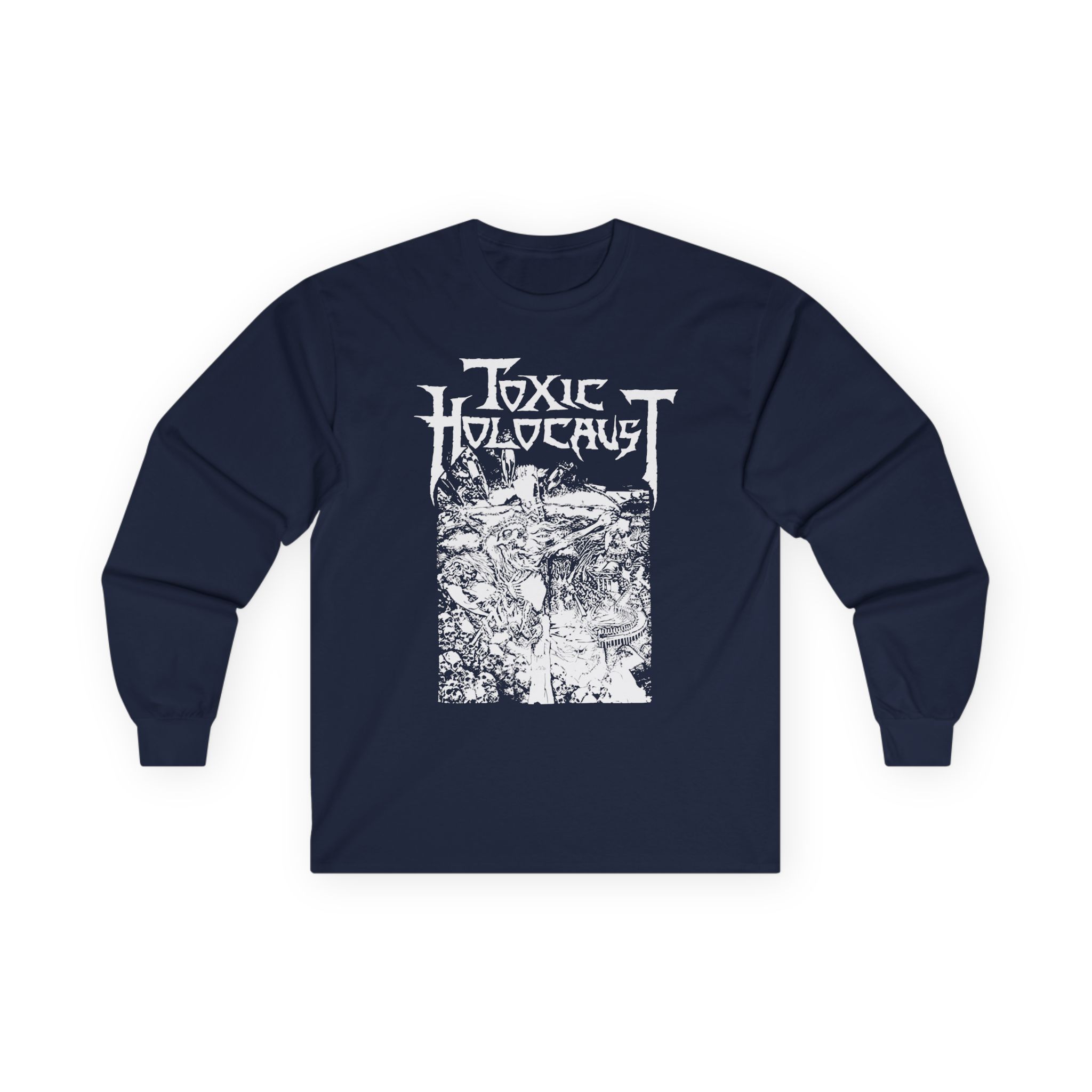 Toxic Holocaust Nuke the Cross Unisex Ultra Cotton Long Sleeve Tee