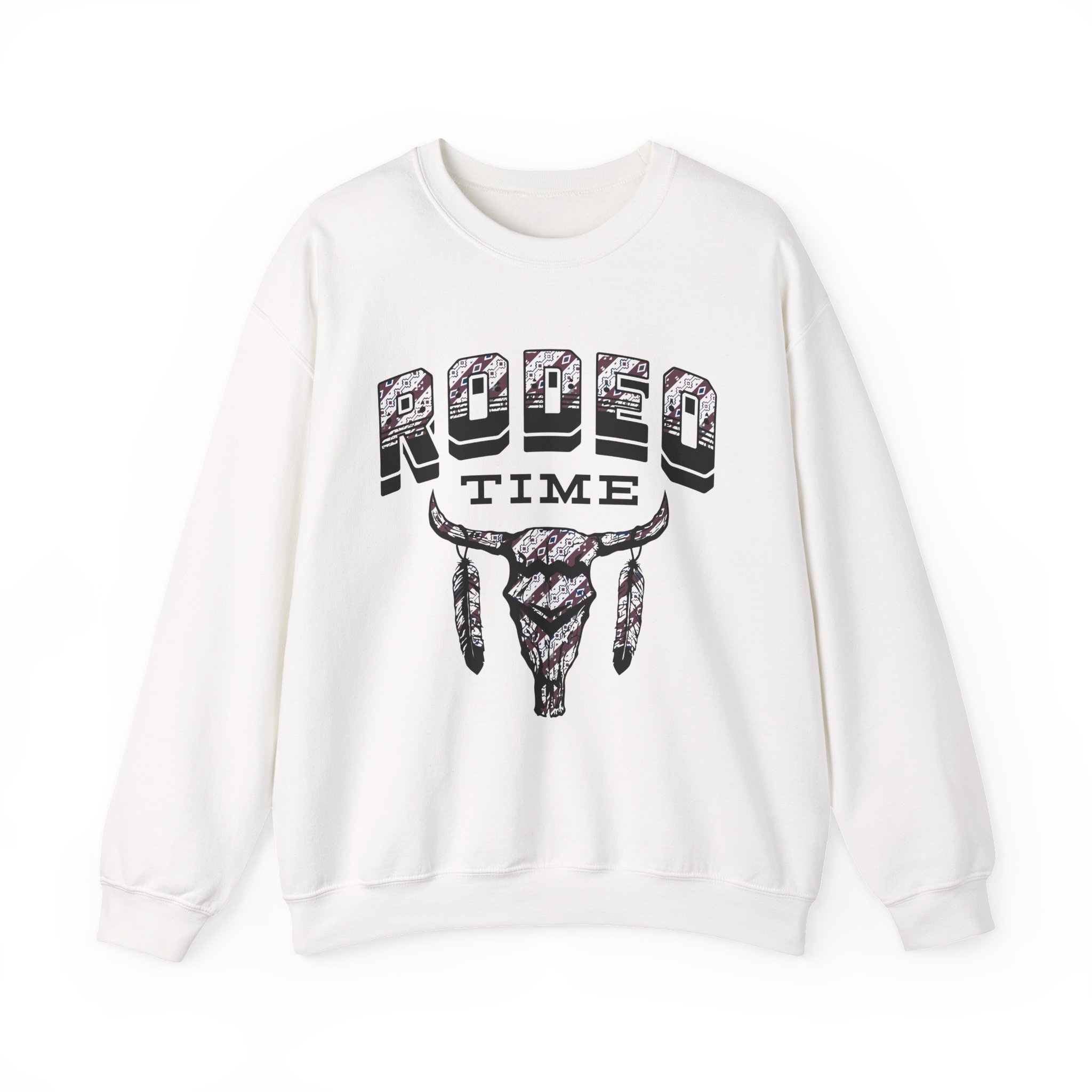 Dale Brisby Tribal Rodeo Time Unisex Heavy Blendâ„¢ Crewneck Sweatshirt