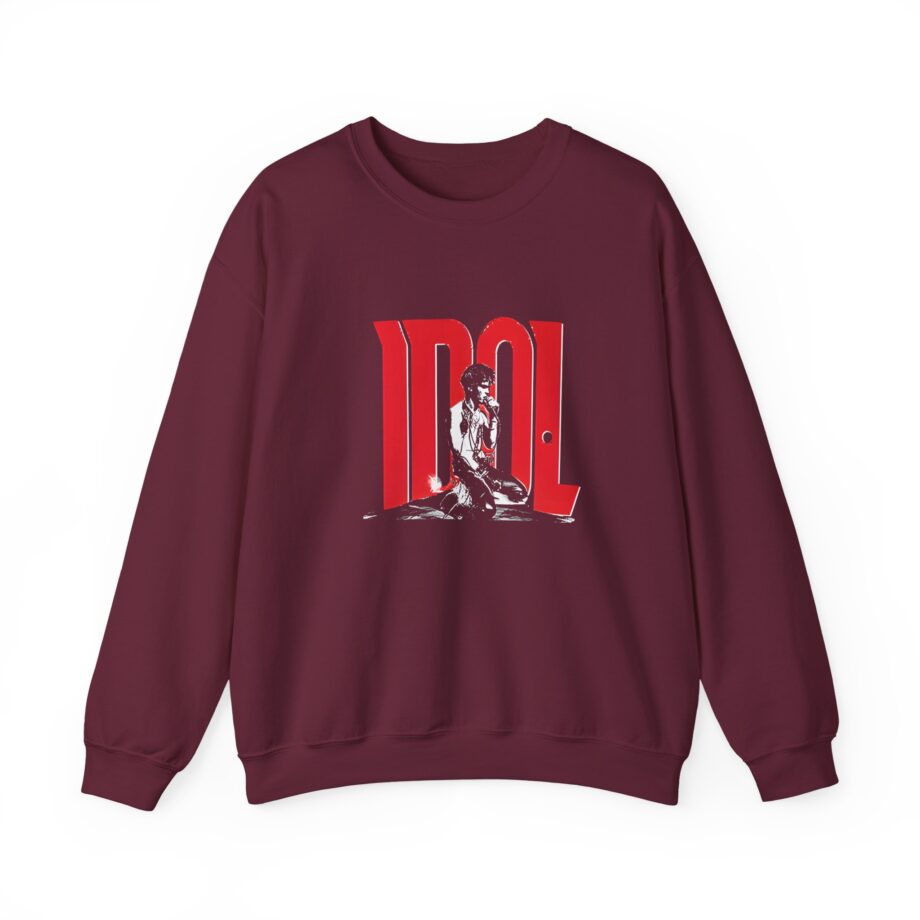 Billy Idol Rebel Yell Kneeling Photo Unisex Heavy Blend™ Crewneck Sweatshirt