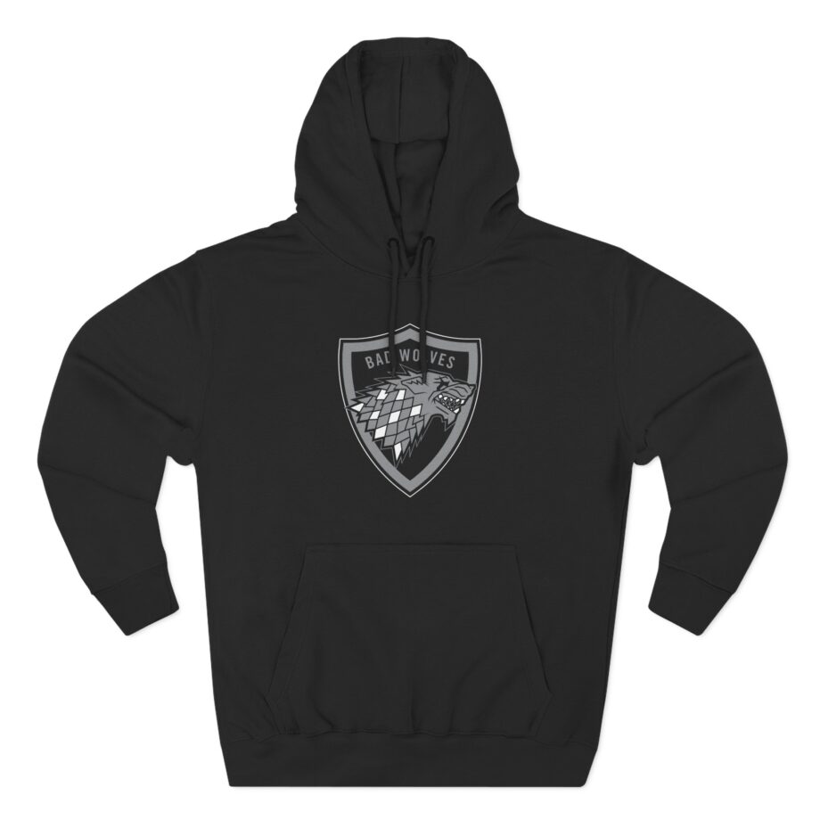 Bad Wolves Wolf Shield Three-Panel Fleece Hoodie