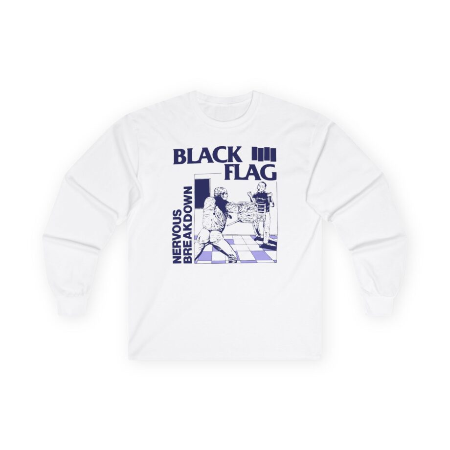 Black Flag Nervous Breakdown Unisex Ultra Cotton Long Sleeve Tee