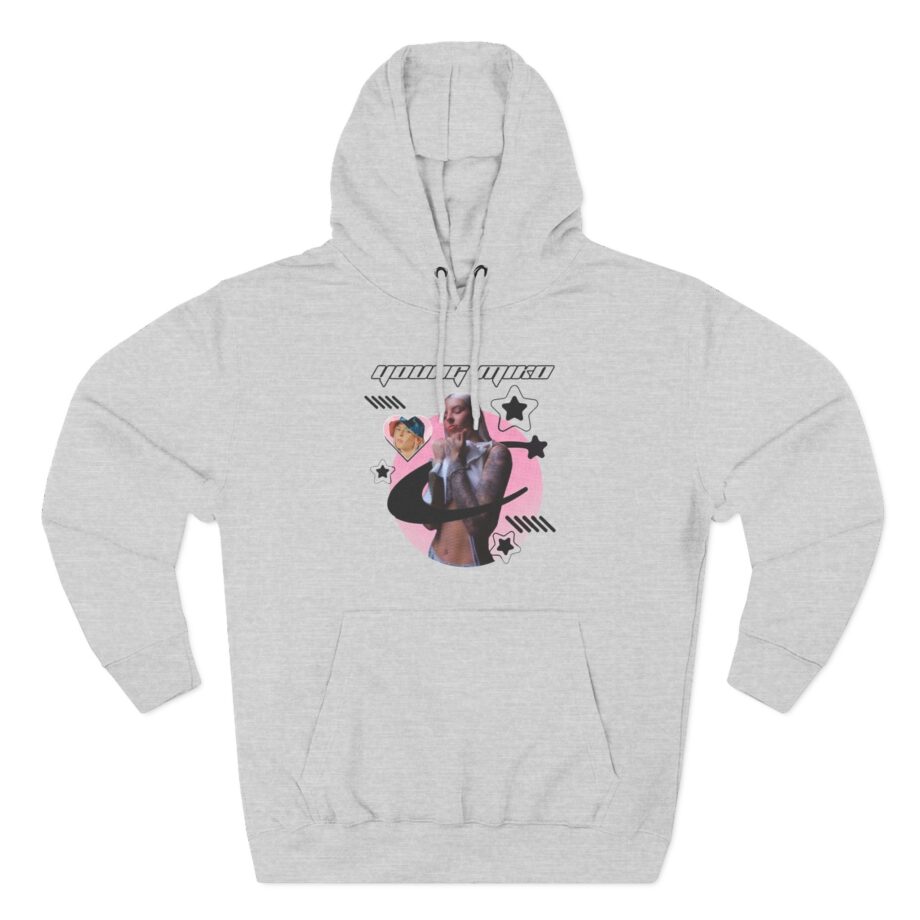 Young Miko Three-Panel Fleece Hoodie