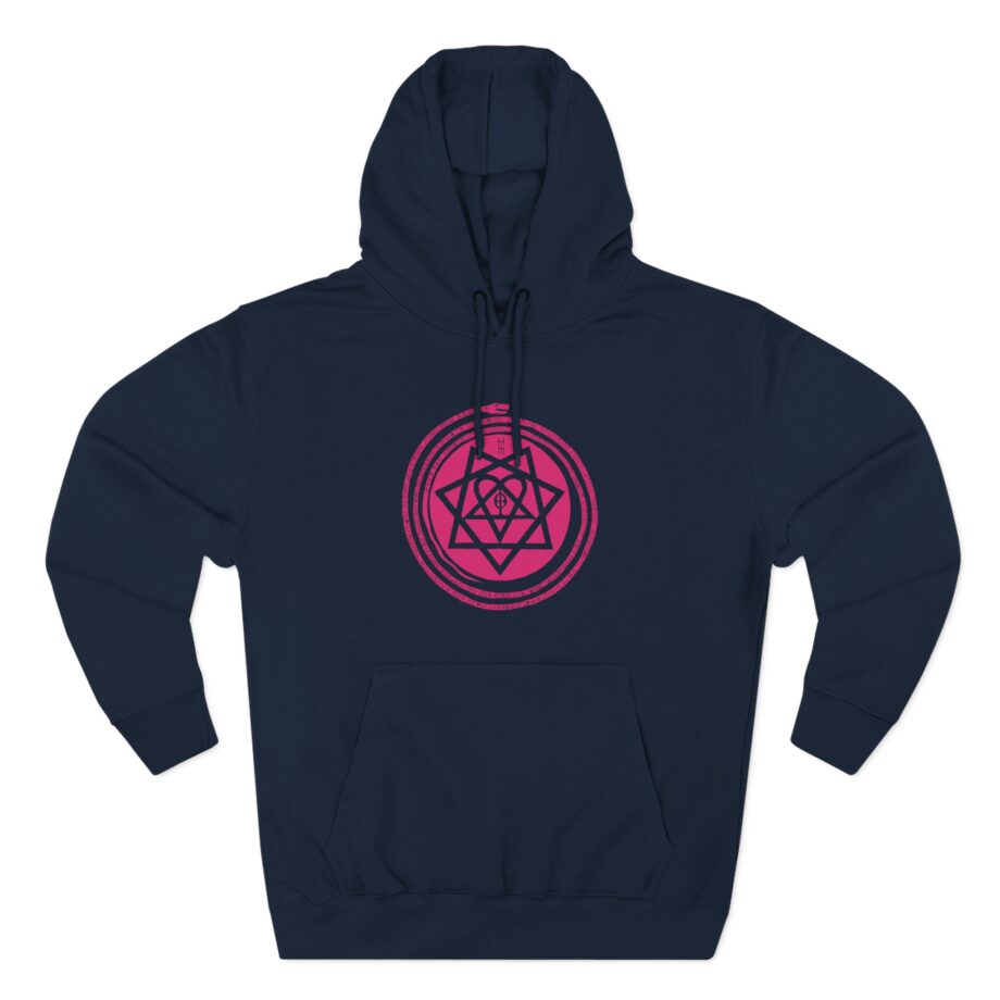 Him Tears on Tape Symbols Three-Panel Fleece Hoodie