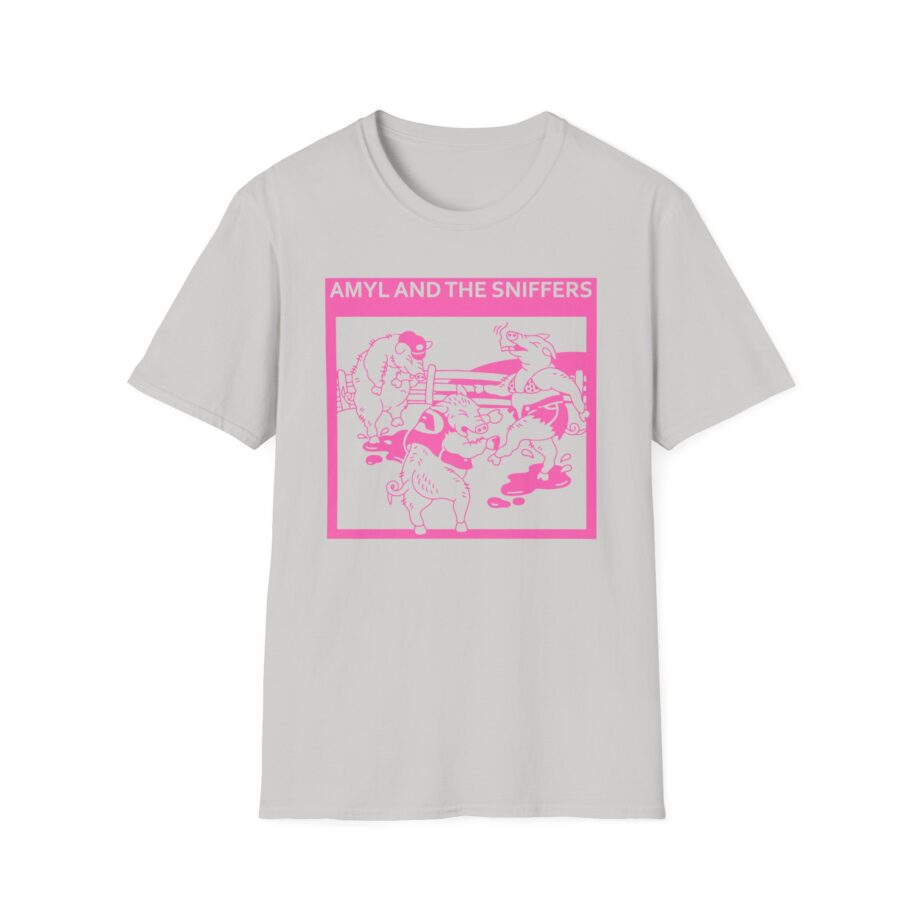 Amyl and the Sniffers Pigs Unisex Softstyle T-Shirt