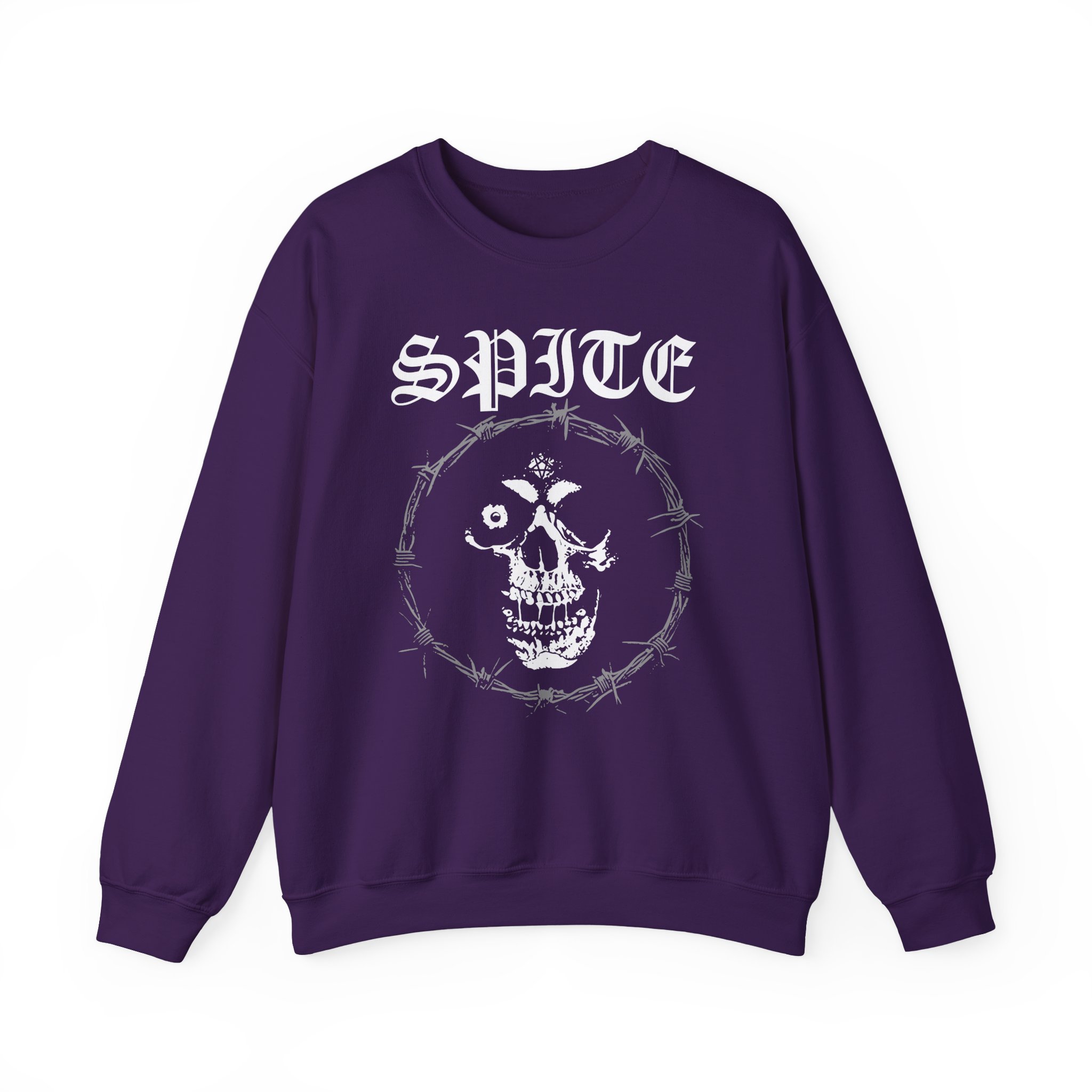 Spite Barbed Skull Unisex Heavy Blendâ„¢ Crewneck Sweatshirt