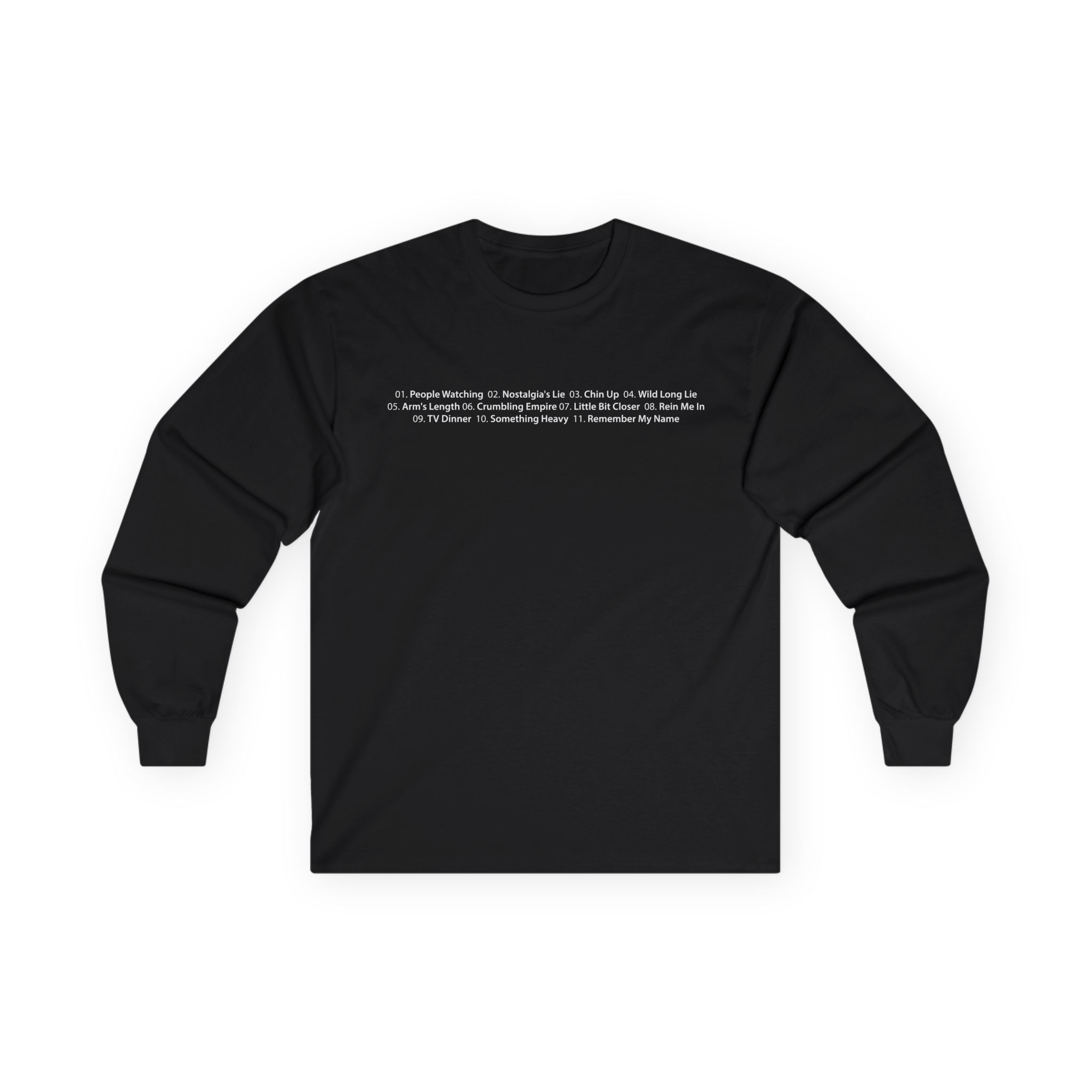 Sam Fender Tracklist Unisex Ultra Cotton Long Sleeve Tee