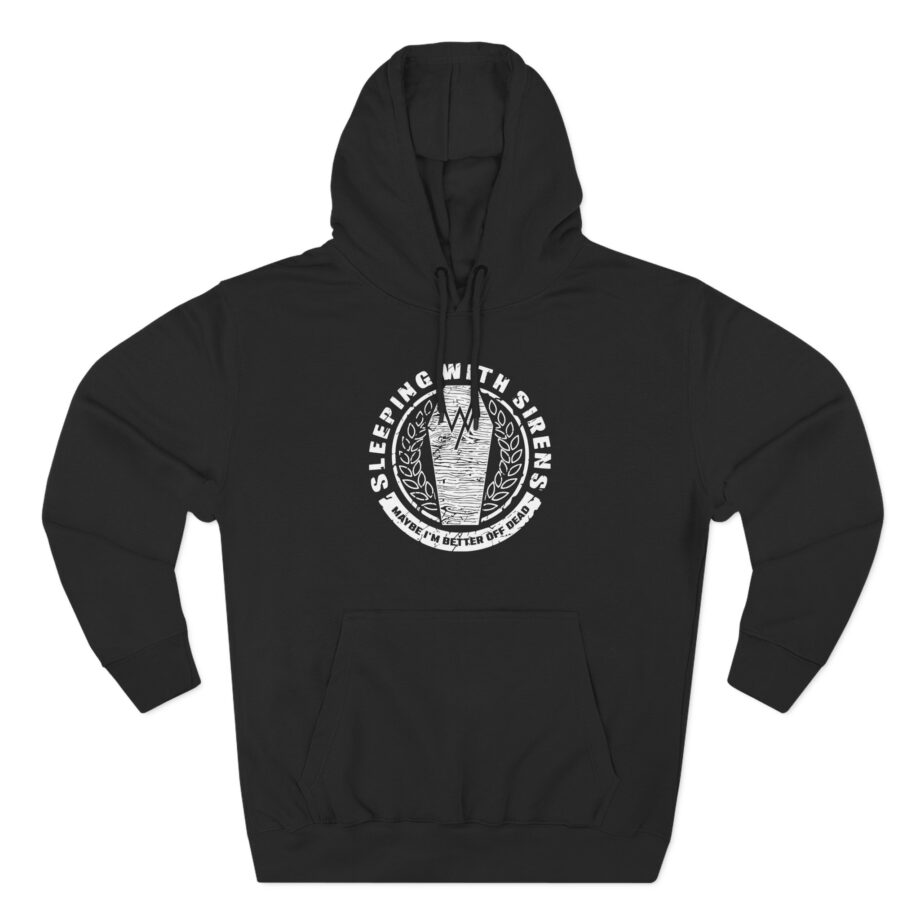 Sleeping With Sirens Coffin Three-Panel Fleece Hoodie