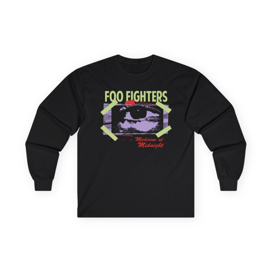 Foo Fighters Medicine at Midnight Eye Tape Unisex Ultra Cotton Long Sleeve Tee