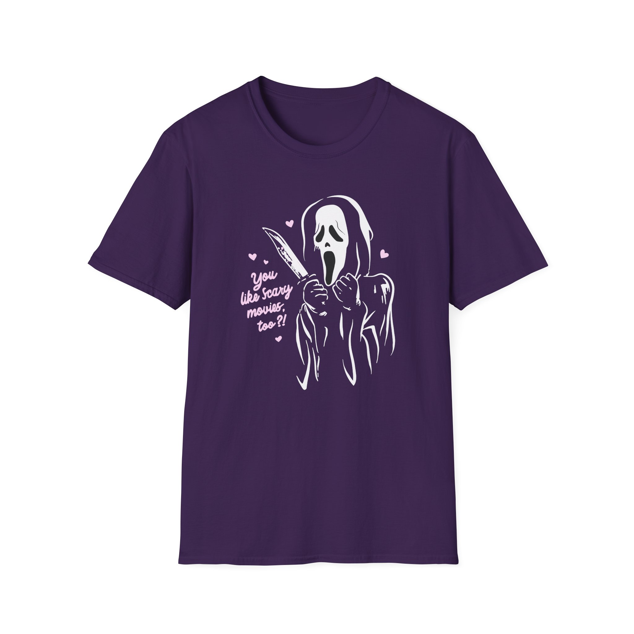 Ghostface You Like Scary Movies Too? Unisex Softstyle T-Shirt