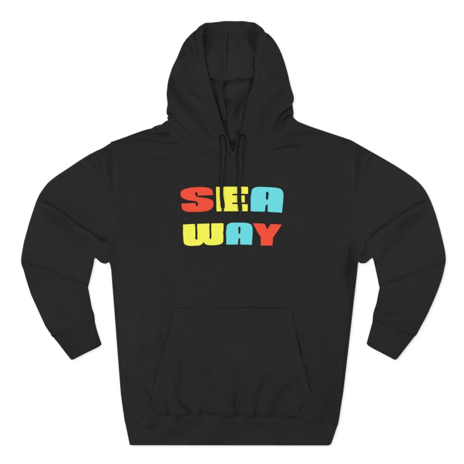 Seaway Big Vibe Stacked Three-Panel Fleece Hoodie